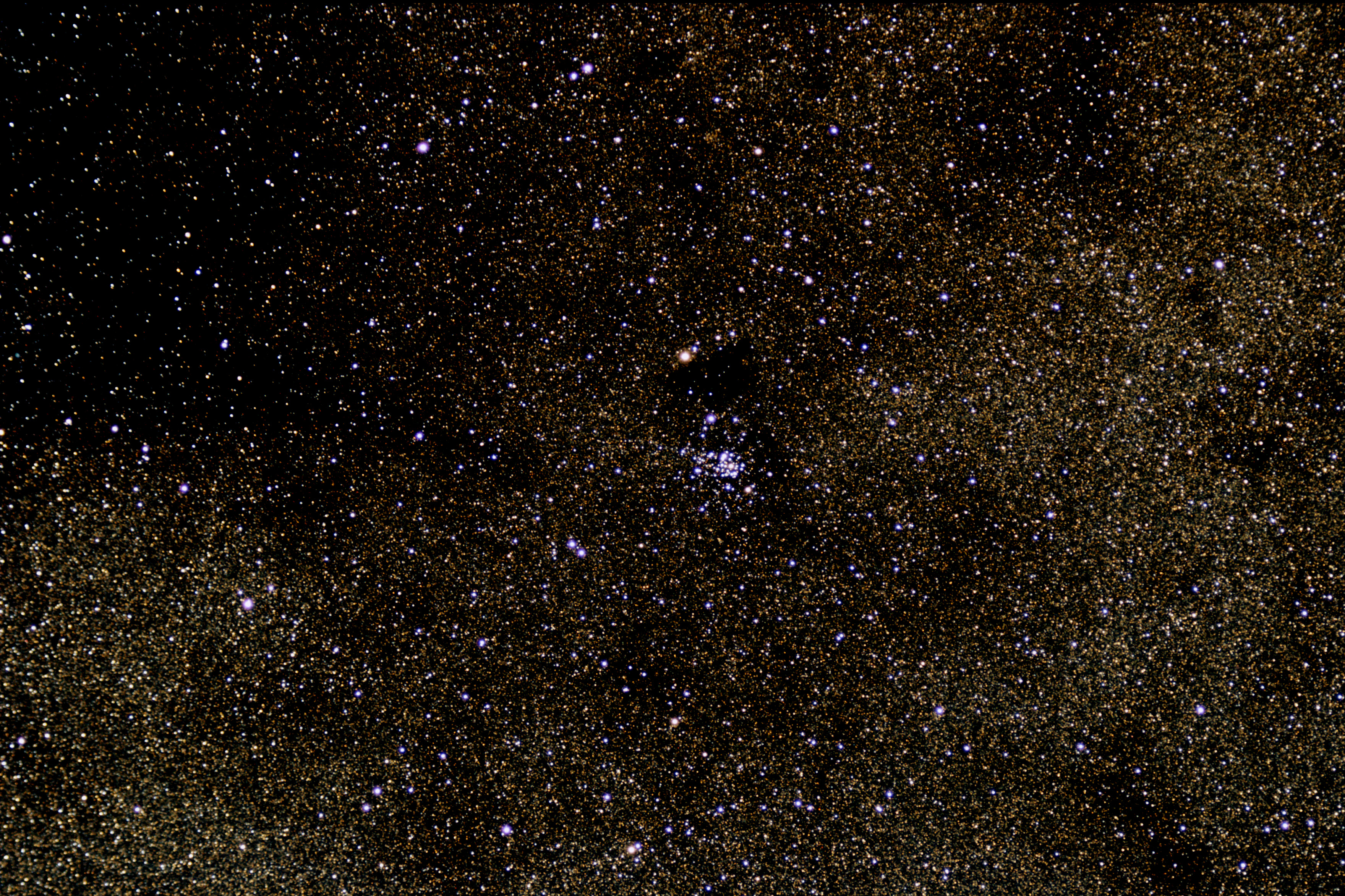 NGC6520 Open Cluster with Ink Blot Nebula